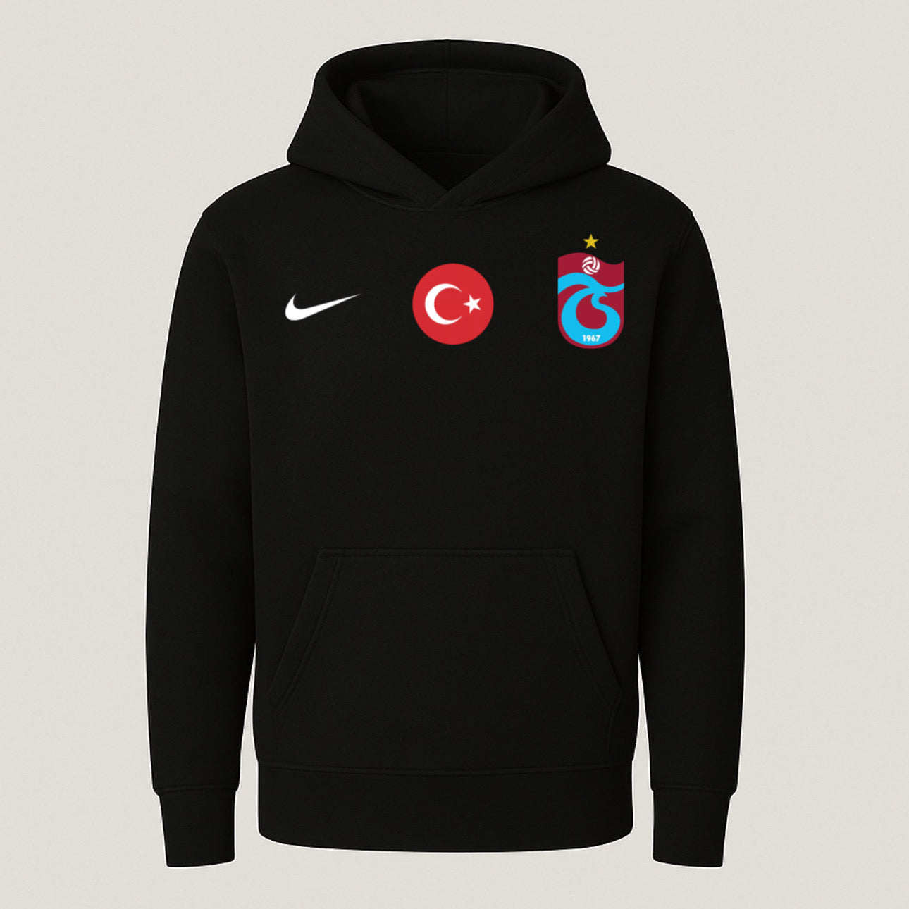 Trabzonspor Fußball Basic Pullover Bestickt Türkei
