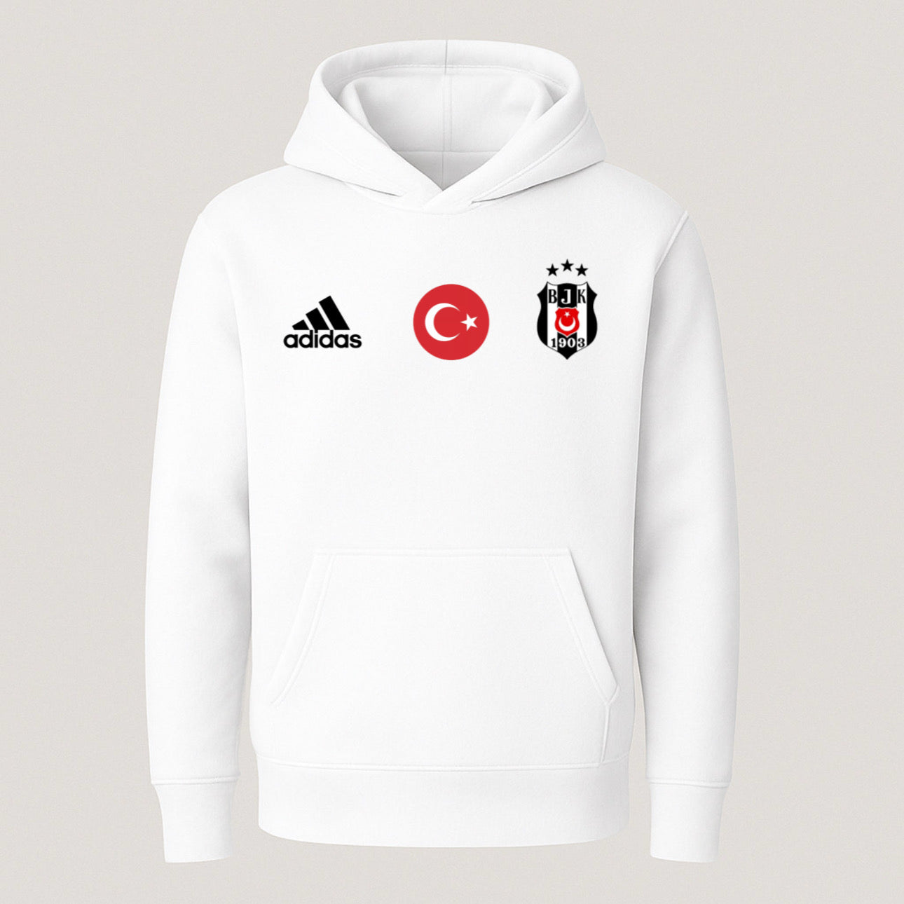 Besiktas Fußball Basic Pullover Bestickt