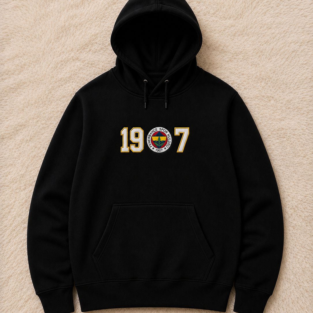 Fenerbahce Fanartikel Bestickter Hoodie Fußball