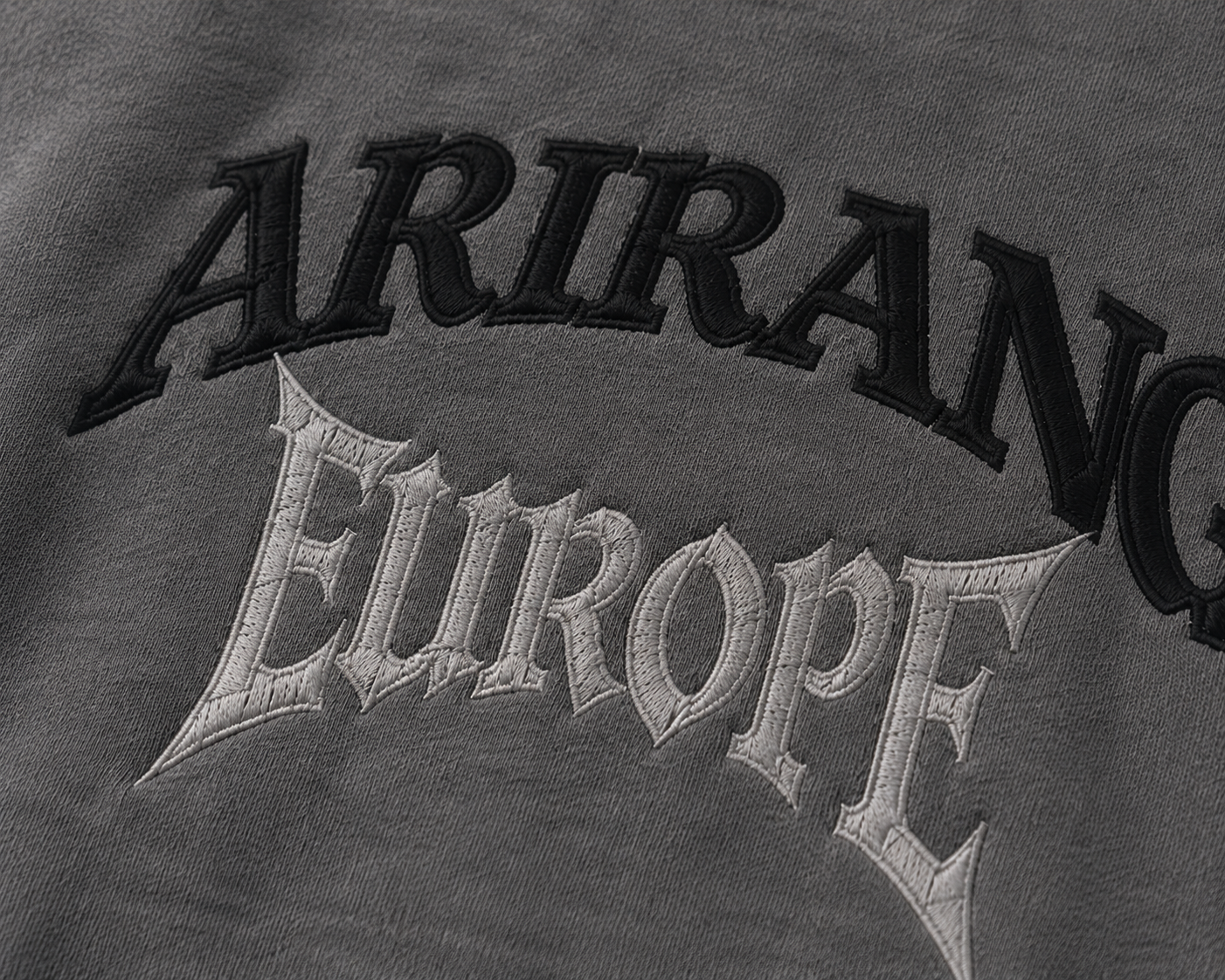 BTS ARIRANG Tour Europe Bestickter Hoodie