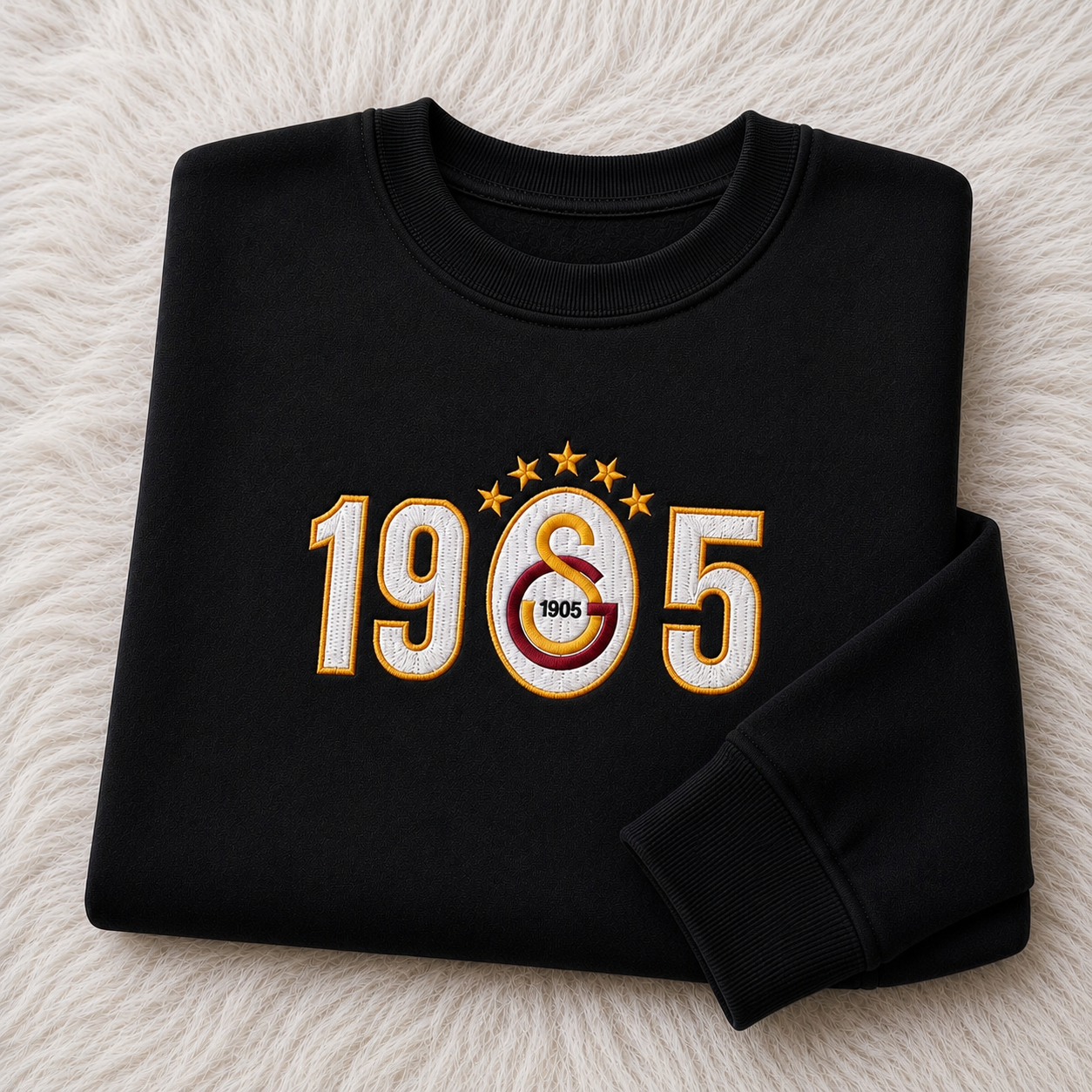 Galatasaray Fanartikel Bestickter Hoodie Fußball