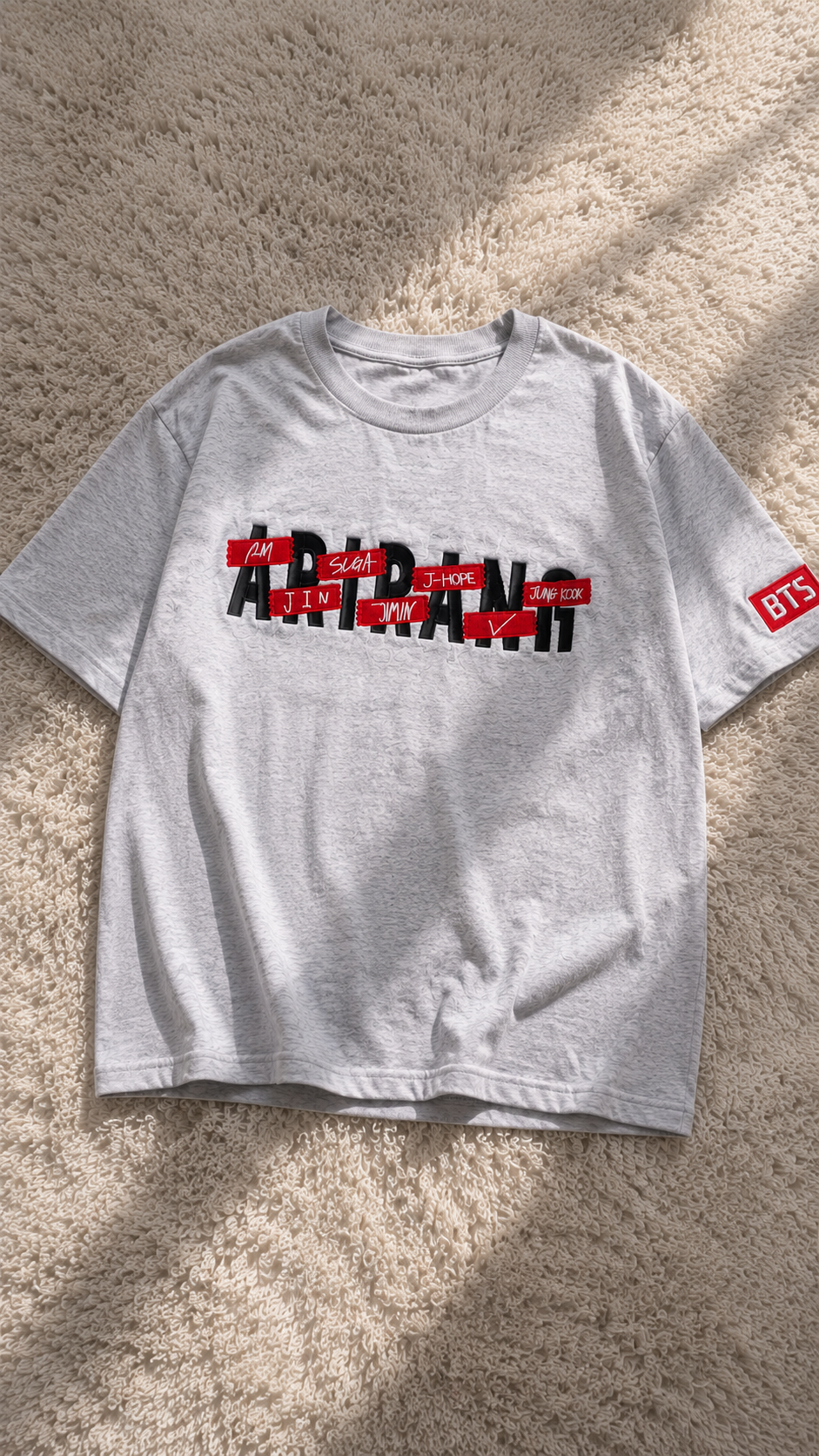 BTS Bestickter Pullover Bangtan Arirang Fanartikel