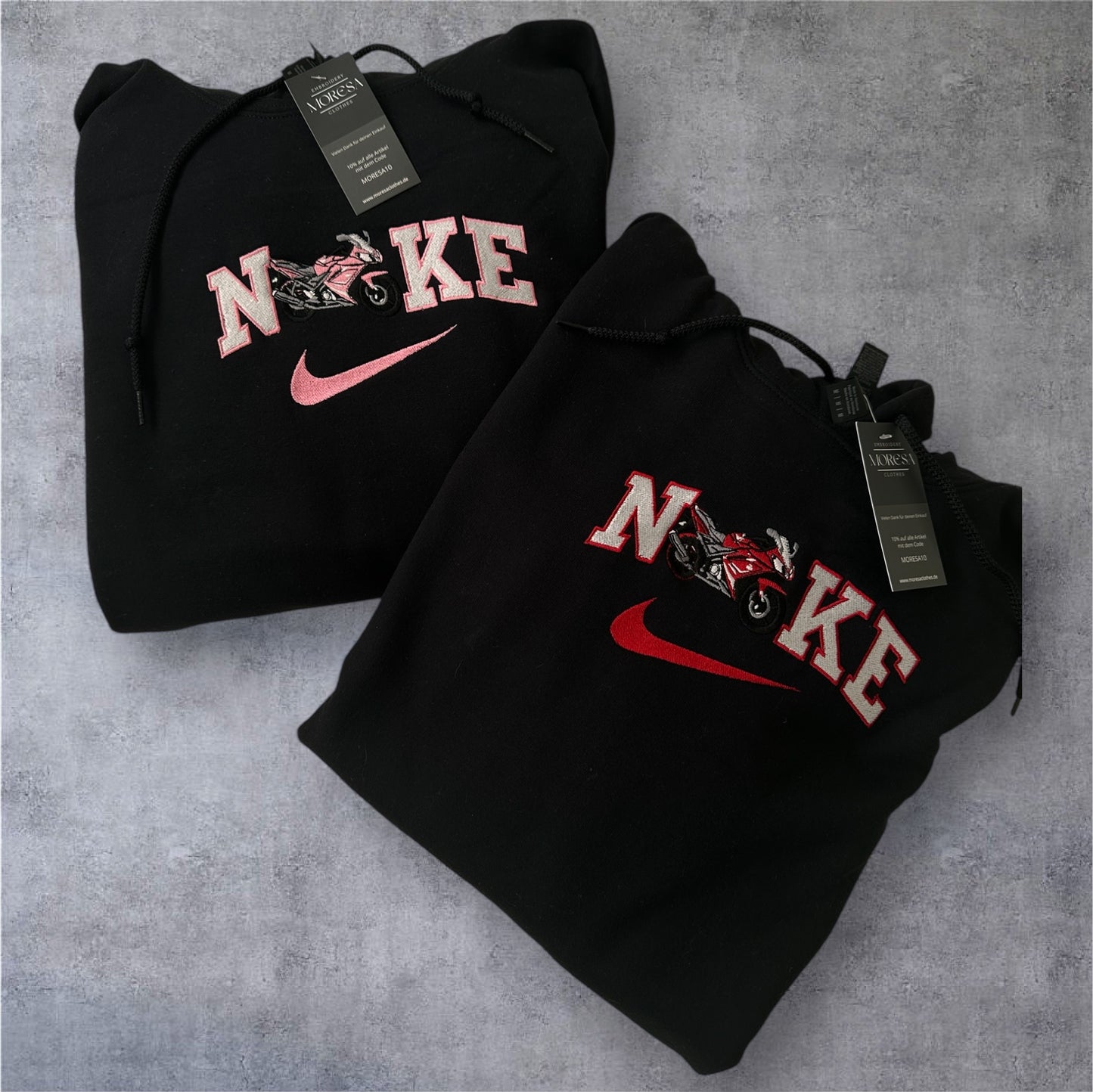 Motorrad Nike Couple Design Matching Nike