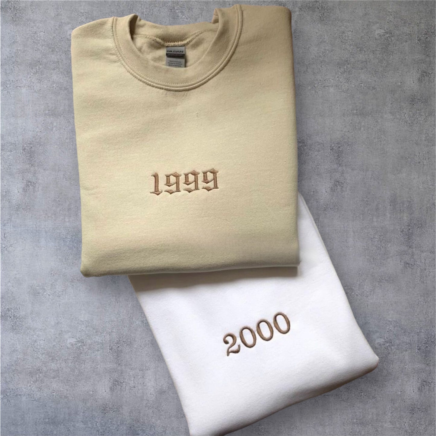 Personalisierte Geburtsjahr Embroidery Pullover Geschenkidee