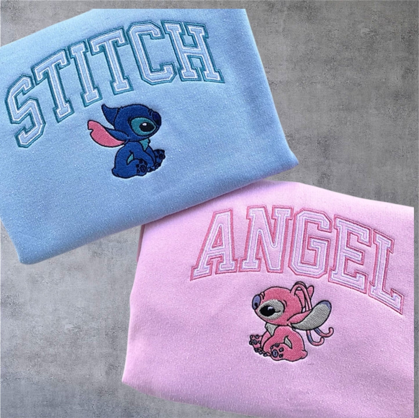 Stitch and Angel Couple Set
