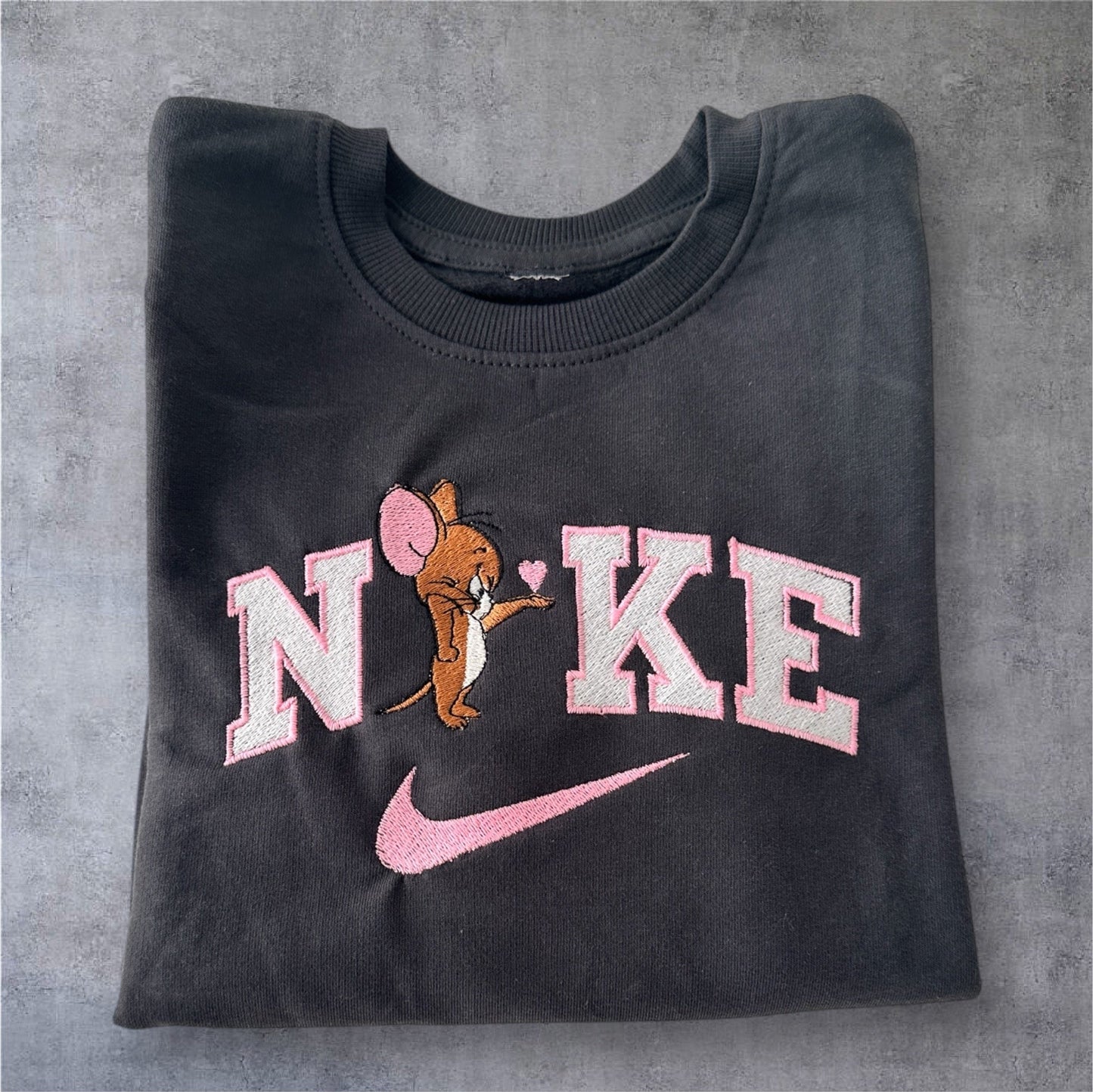 Jerry Herz Sweatshirt Hoodie Embroidered