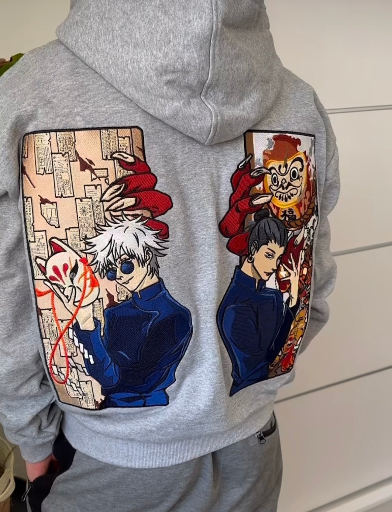 Anime Gojo Geto Two Sides of Power Hoodie