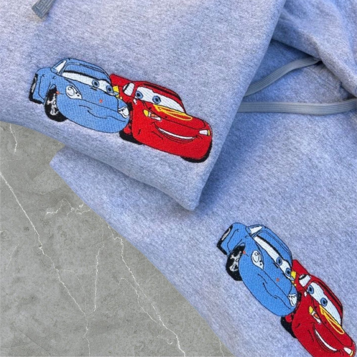 Cars Sally & Mc Queen Couple Paar Pullover Disney