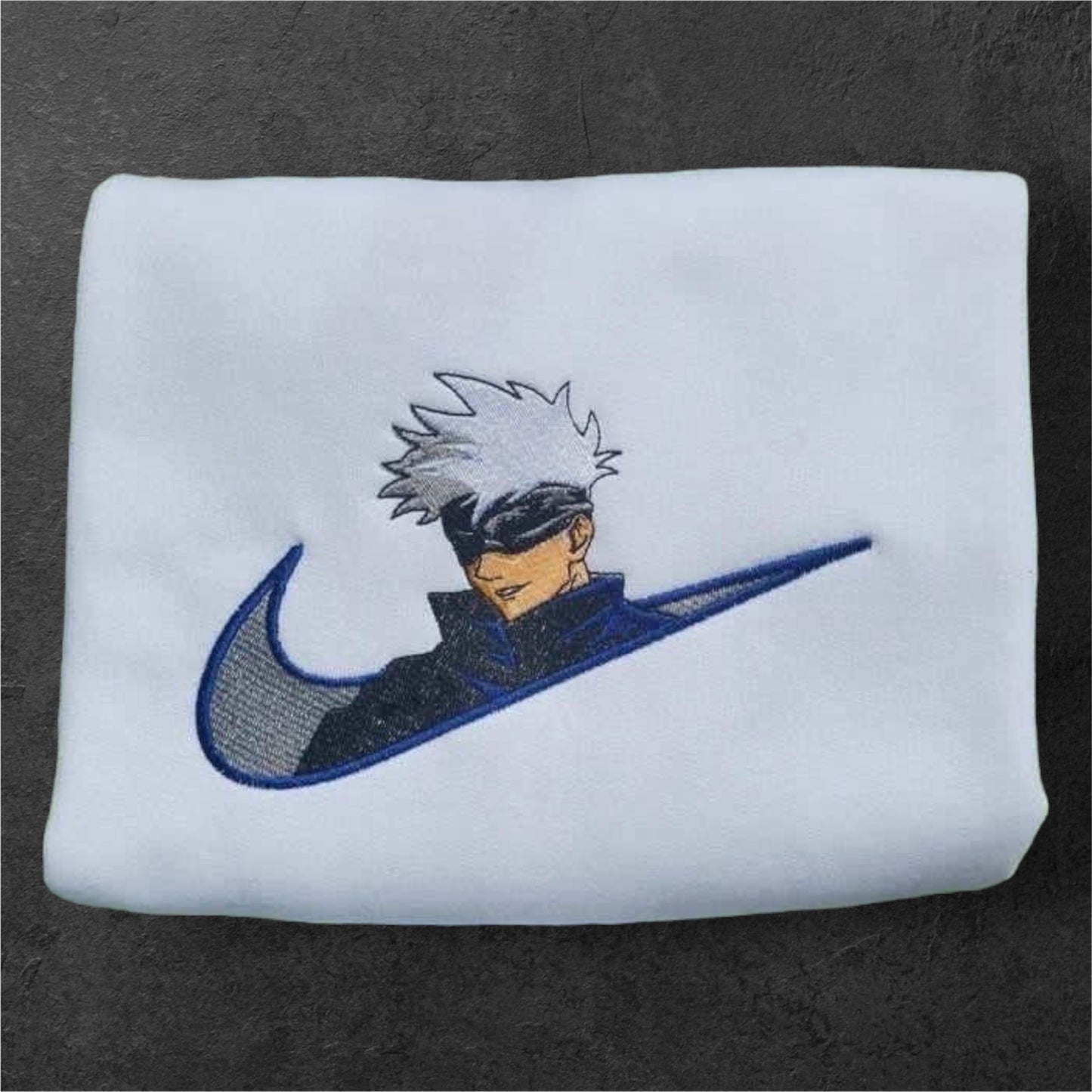 Anime Charakter Bestickter Pullover