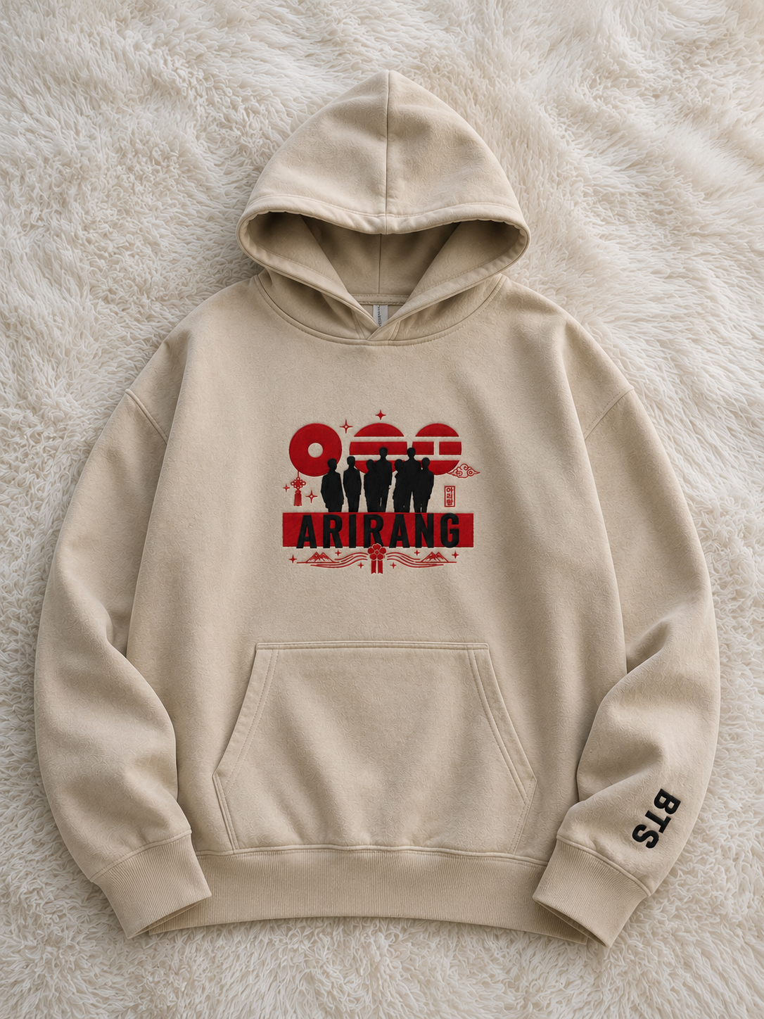 BTS ARIRANG BANGTAN Bestickter Pullover