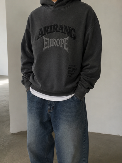 BTS ARIRANG Tour Europe Bestickter Hoodie