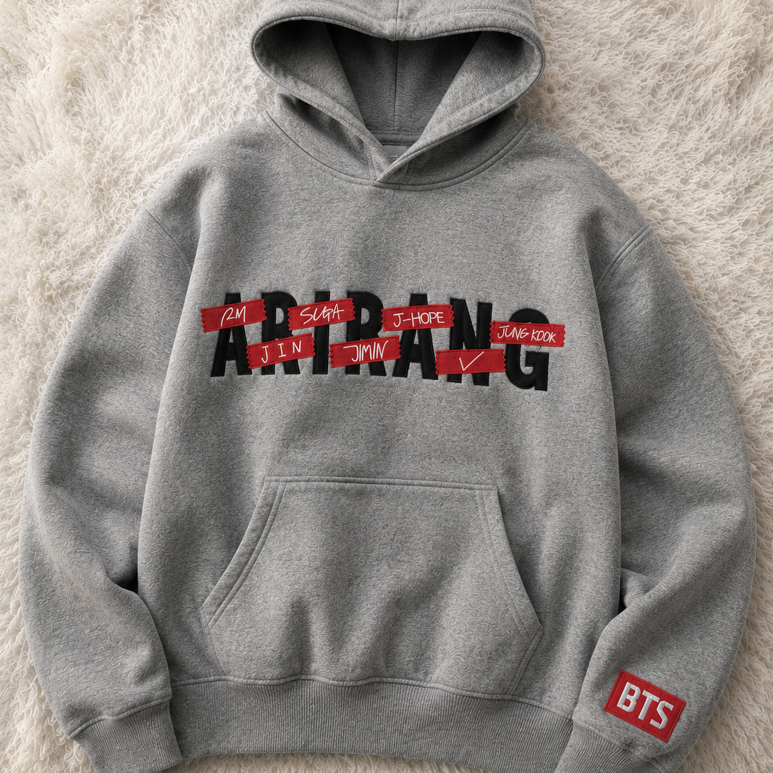 BTS Bestickter Pullover Bangtan Arirang Fanartikel