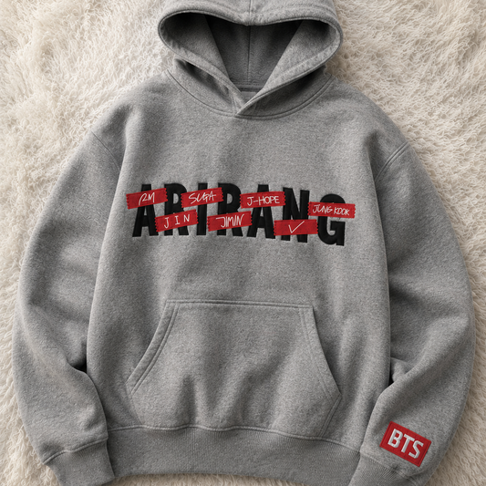 BTS Bestickter Pullover Bangtan Arirang Fanartikel