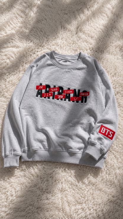 BTS Bestickter Pullover Bangtan Arirang Fanartikel
