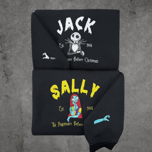 Jack und Sally Before Nightmare Halloween Design
