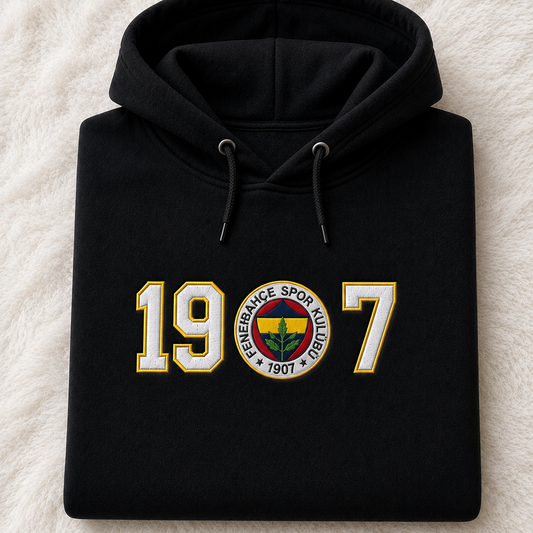 Fenerbahce Fanartikel Bestickter Hoodie Fußball