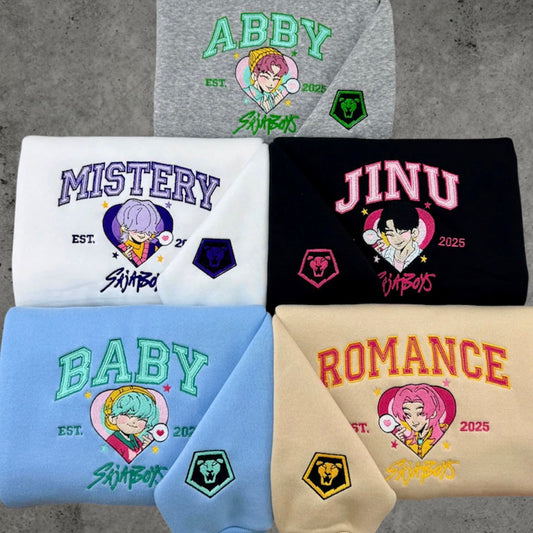 Saja Boys KPOP Demon Hunters Bestickter Pullover