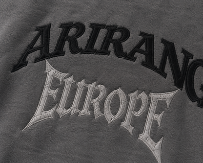 BTS ARIRANG Tour Europe Bestickter Hoodie