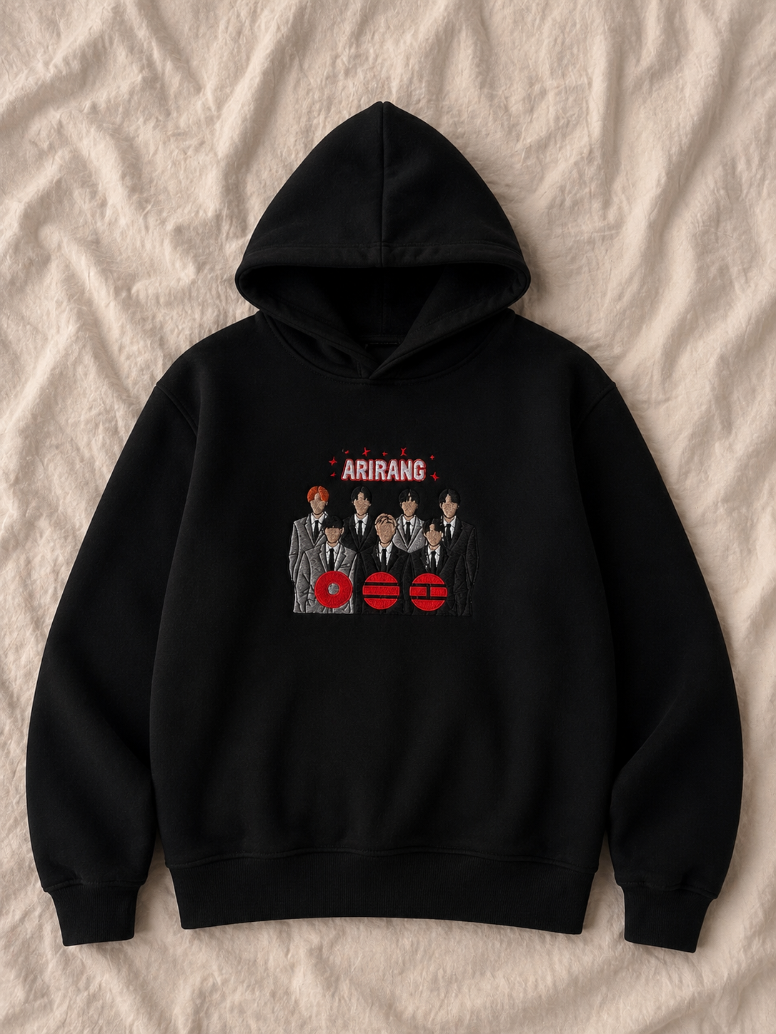 BTS ARIRANG Cover Bestickter Hoodie