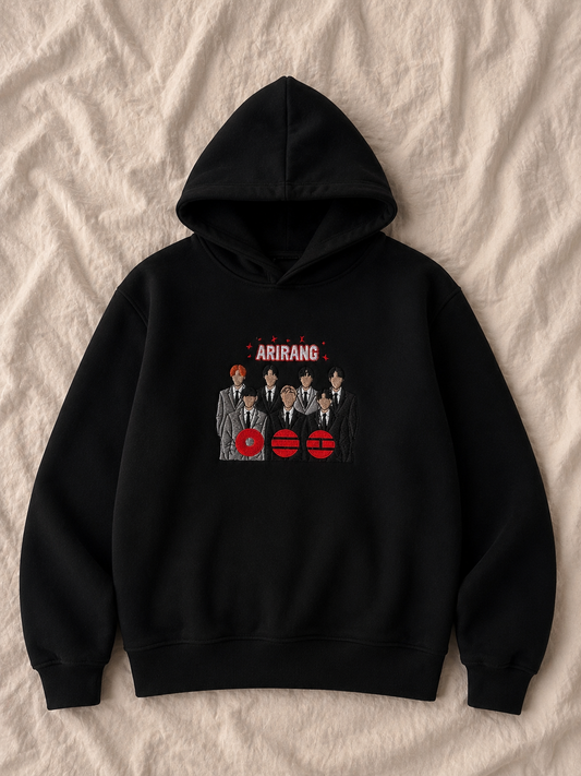 BTS ARIRANG Cover Bestickter Hoodie