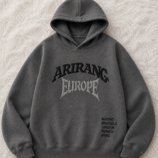 BTS ARIRANG Tour Europe Bestickter Hoodie