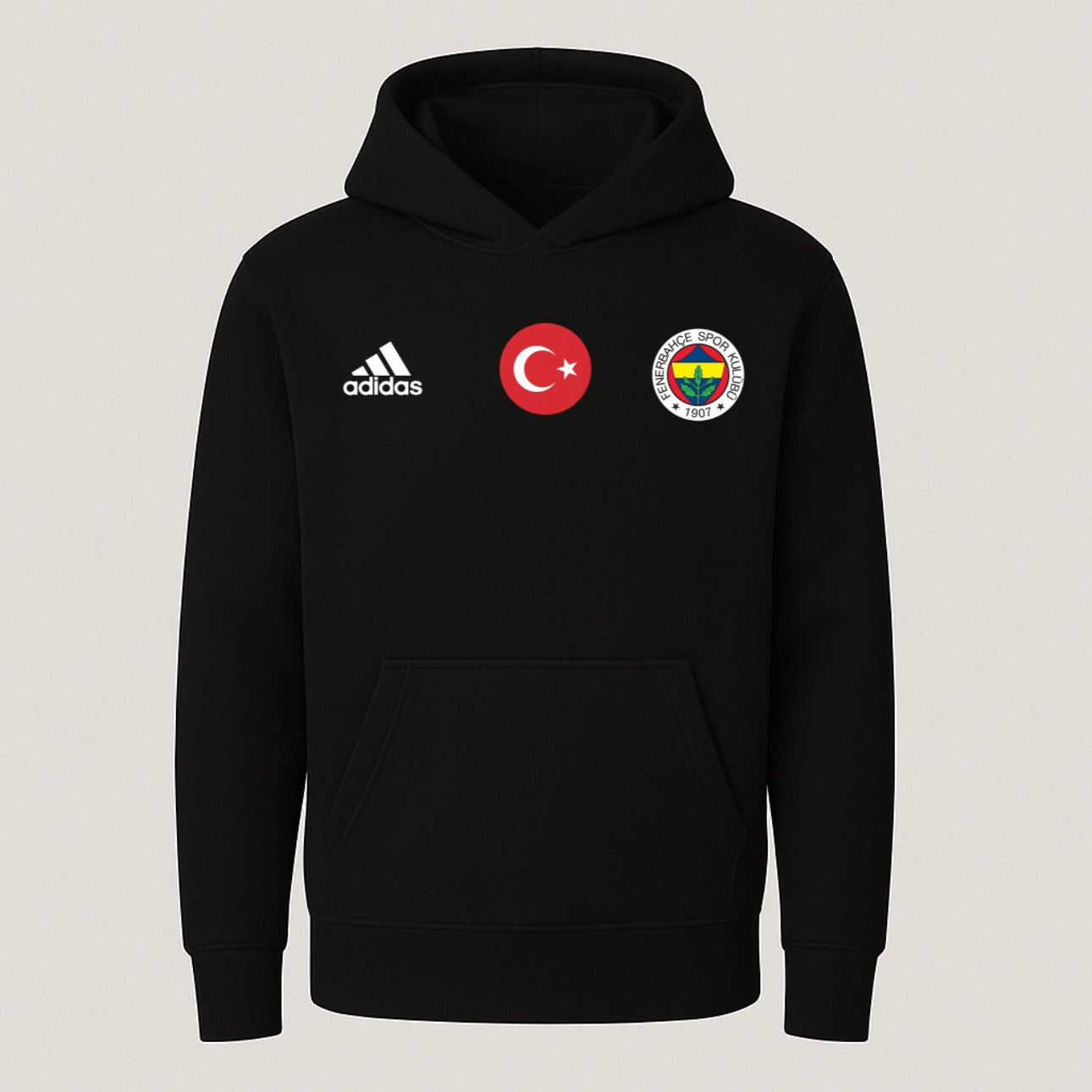 Fenerbahce Türkei Fußball Basic Pullover Bestickt
