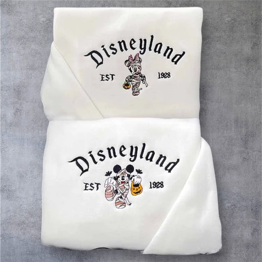 Halloween Disneyland Mickey and Minnie Mouse Mumie