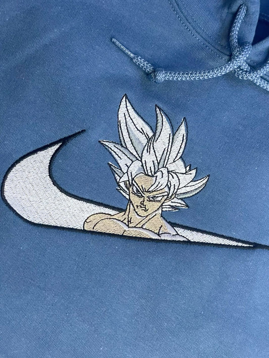 Anime Bestickter Pullover