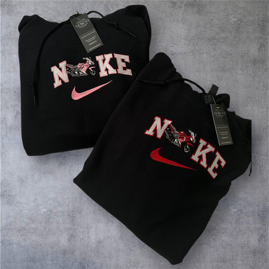 Motorrad Nike Couple Design Matching Nike
