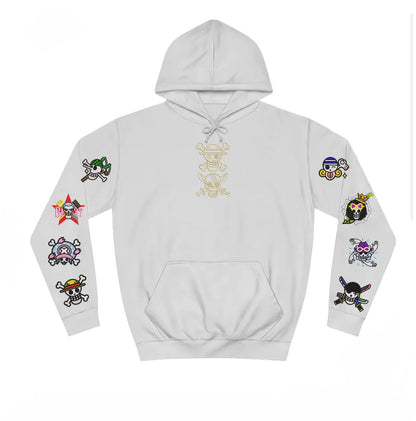 One Piece Wanted Anime Embroidery Pullover Luffy Armbestickung