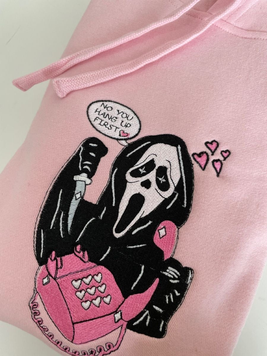Ghostface Bestickter Pullover Halloween