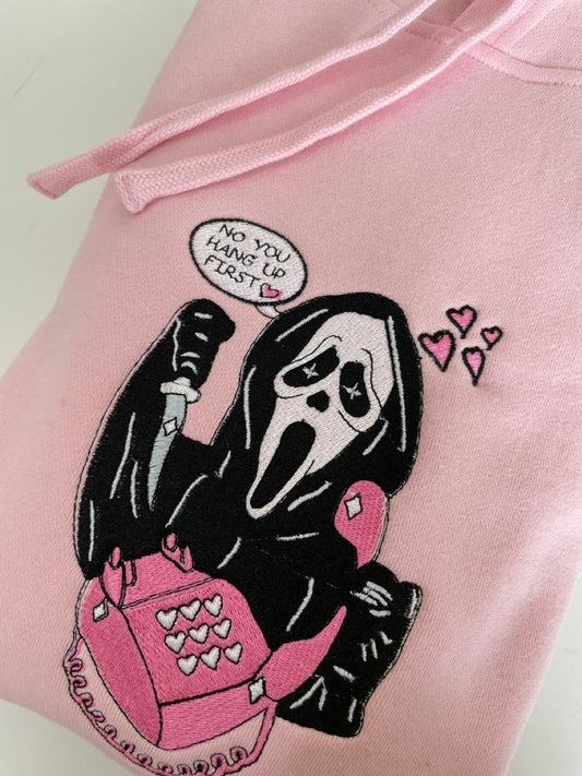 Ghostface Bestickter Pullover Halloween