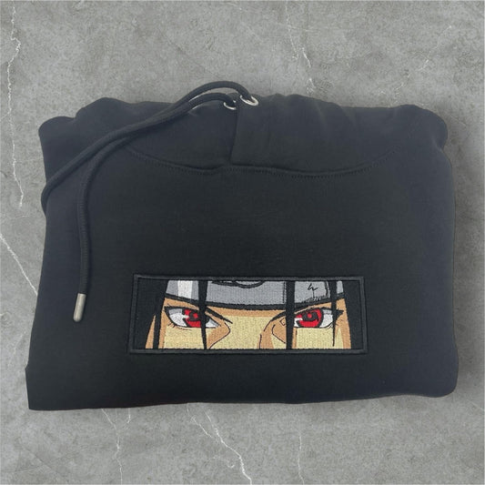 Anime Itachi Uchiha Naruto Hoodie Eyes Design 2