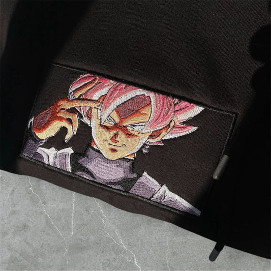 Dragon Ball Z Embroidery Hoodie Bestickt
