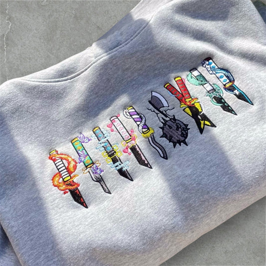 Anime Slayer Katanas Hoodie Dxmon
