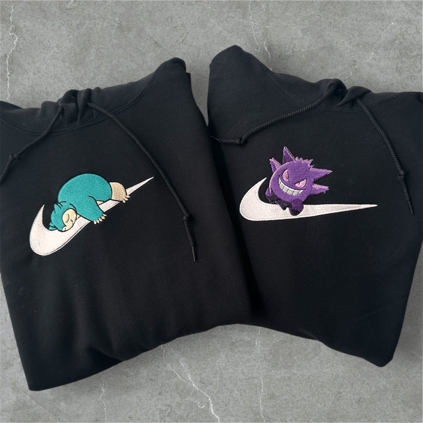 Gengar Relaxo Anime Pullover Bestickt